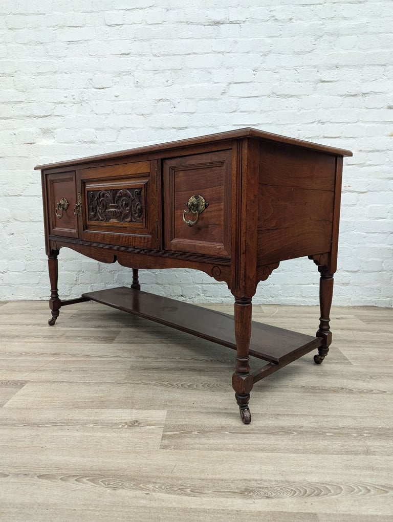 Edwardian mahogany sideboard hall table (DELIVERY AVAILABLE)