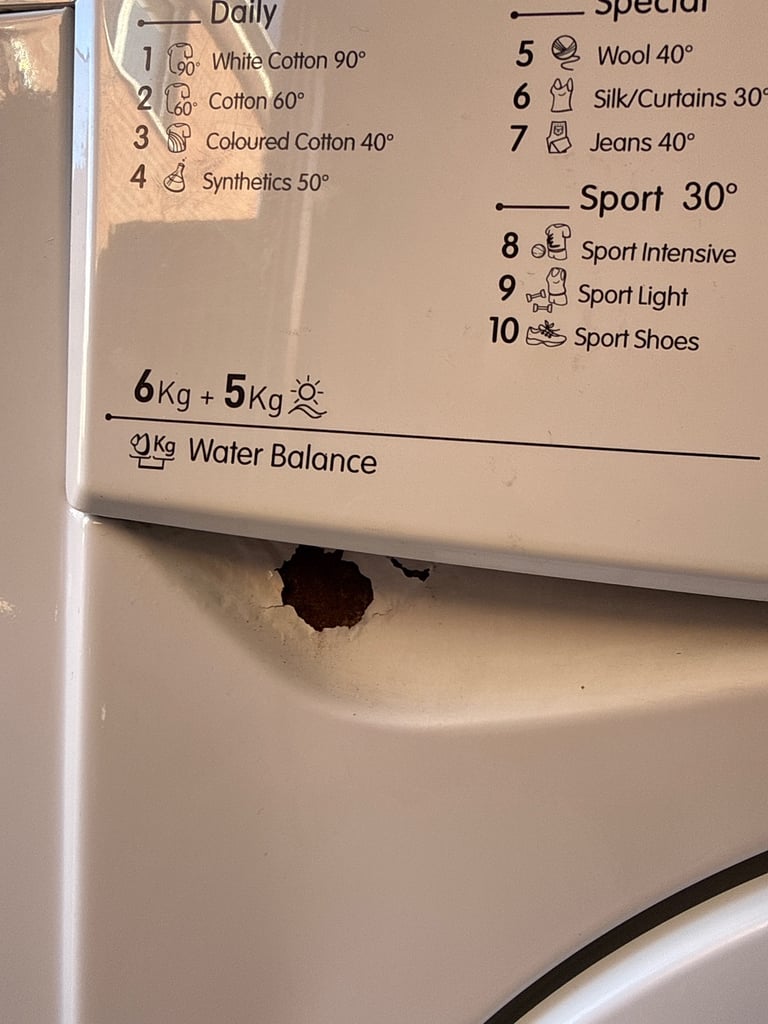 Indesit Ecotime IWDC 65125 UK N 6kg Washer Dryer - White