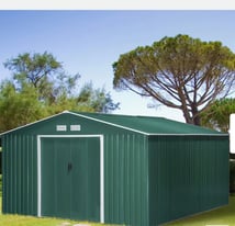 Metal Garden shed 10x8ft brand new sealed box 