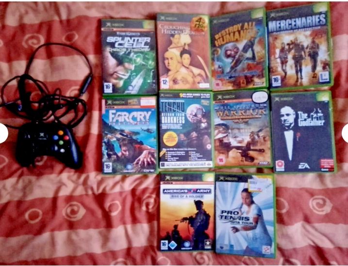 image for Xbox original 00s games and controller bundle only 