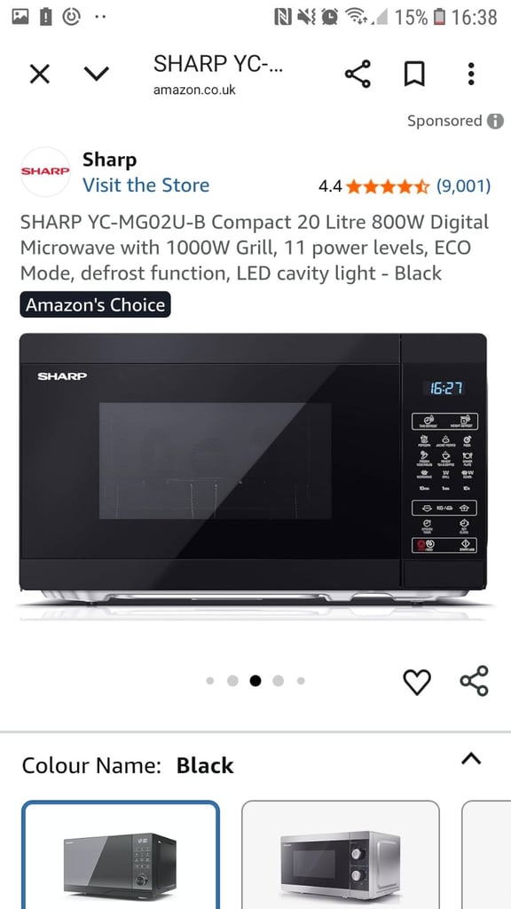 Brand-new microwave for sale 