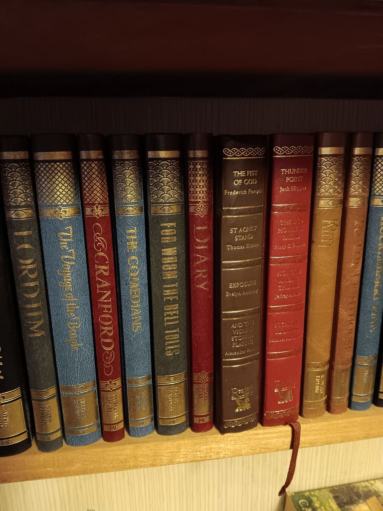 Various hardback books