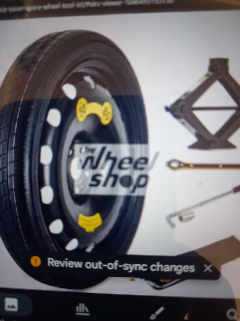 18" space saver wheel+ tool kit