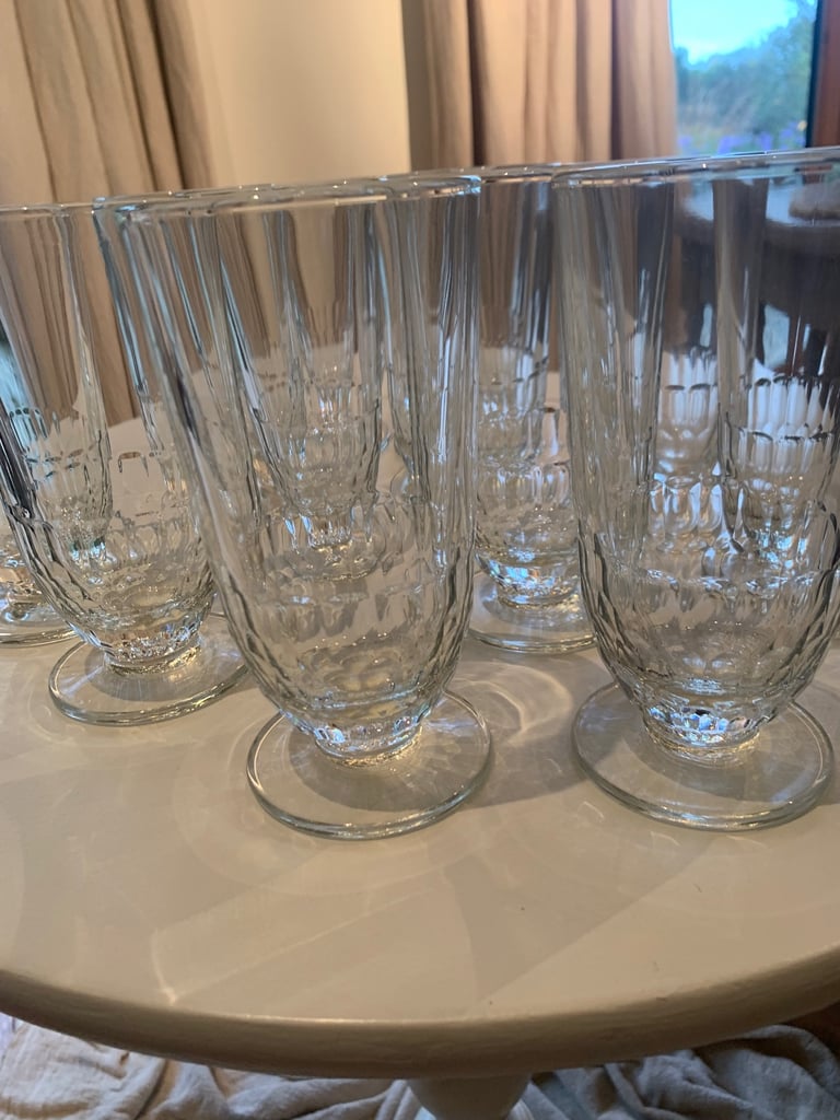 Luigi Bormioli tall ‘Hi ball’ glasses x12