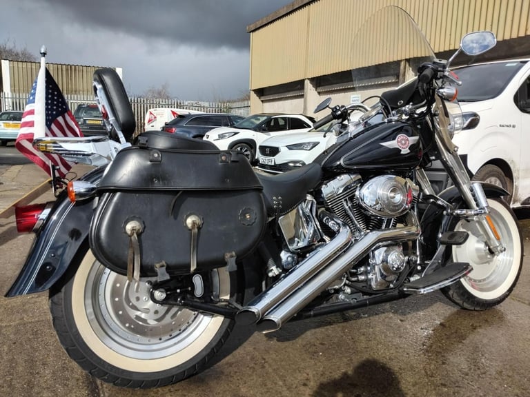 2005 55 HARLEY-DAVIDSON FLSTFI FATBOY FUEL INJECTED CUSTOM CRUISER LOW MILES