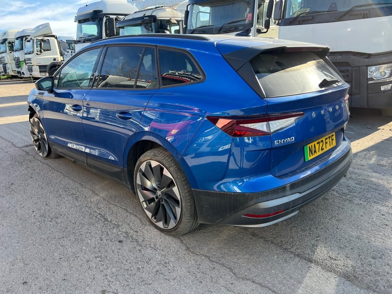 2022 SKODA ENYAQ IV 60 - 62KWH AUTO ELECTRICITY SUV DAMAGED SALVAGE CAT N 
