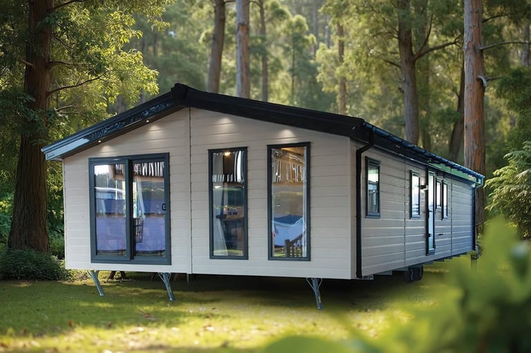 image for NEW | Sunrise Seren Lodge | 40x20 Park Home | 2 bed Mobile Home | OFF SITE