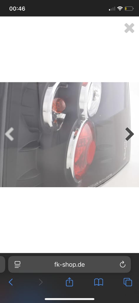 Black Rear Vauxhall/Opel Vectra C Angel Lights 