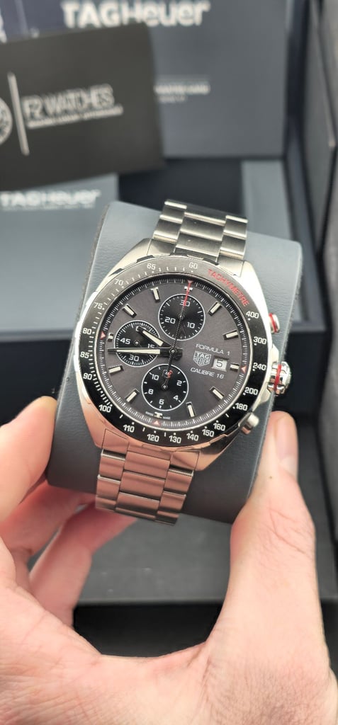 image for 2019 TAG Heuer Formula 1 Calibre 16 Automatic with Steel Bracelet - Box and papers included