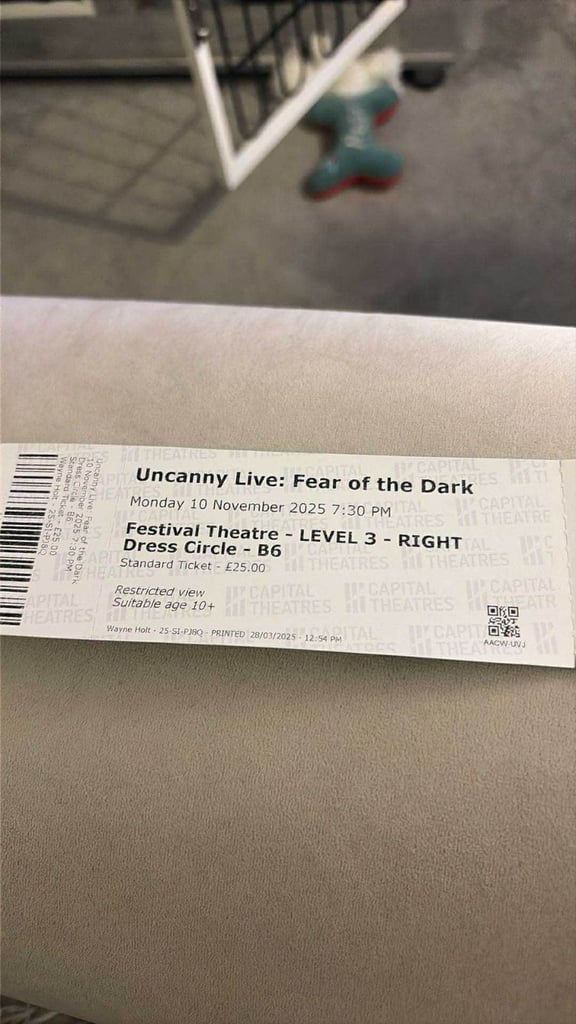 Uncanny Fear or the dark tour edinburgh