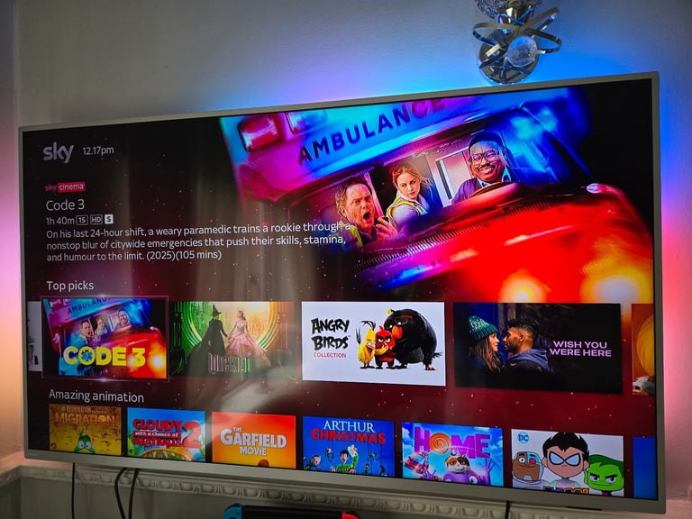image for Philips Ambilight smart tv 50inch