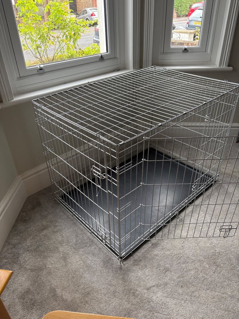 Pets at home large dog crate with 2 doors