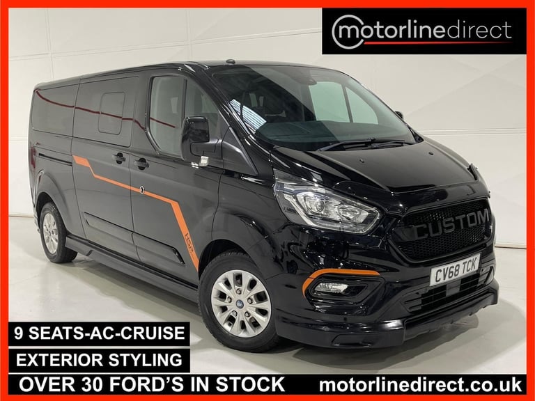 2018 Ford Tourneo Custom 2.0 320 EcoBlue Zetec Minibus Double Cab 5dr Diesel Manual L2 Euro 6 (s/...