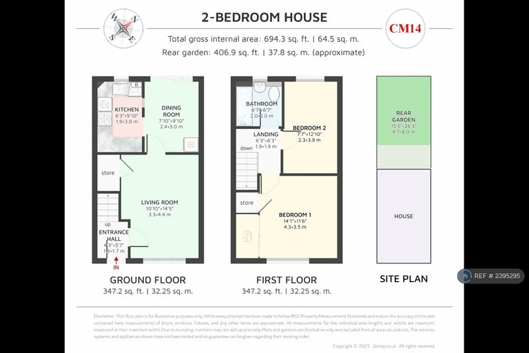 2 bedroom house in Tyler Way, Brentwood, CM14 (2 bed) (#2395295)