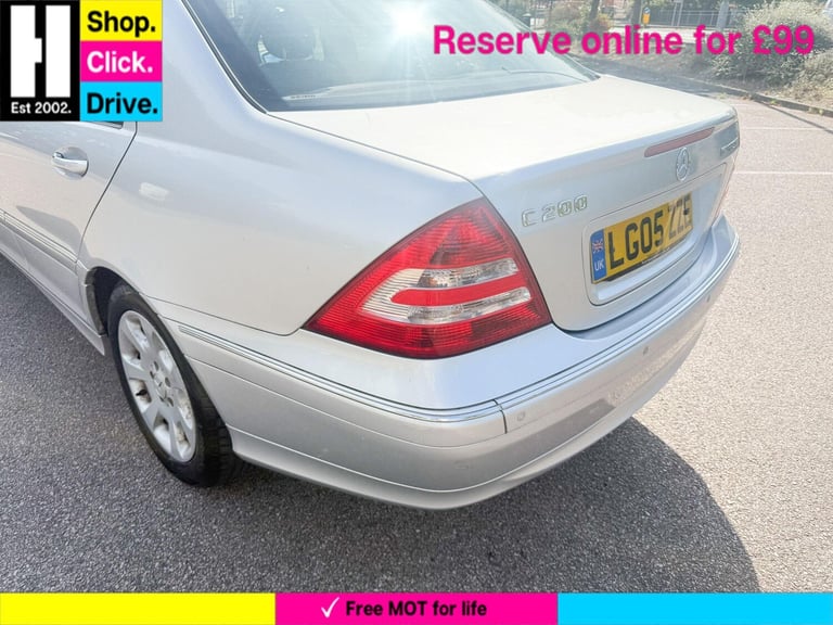  Mercedes-Benz C Class 1.8 C200 Kompressor Elegance SE 4dr Petrol Automatic