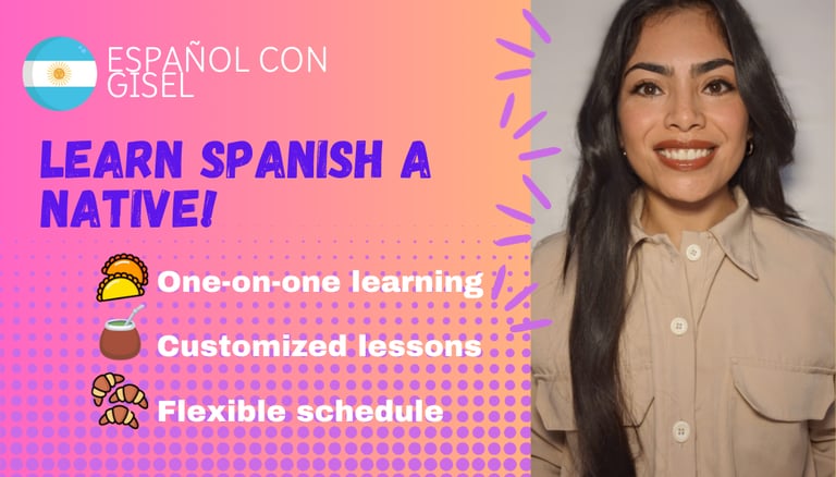 🌟 Learn Spanish Online with a Native Teacher – First Class $7! 🌟