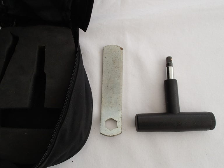 Bicycle Saddle Bag with Multitask fitted Screwdriver and Spanners
