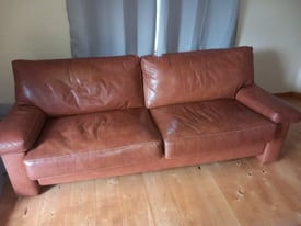 2 & 3 seat real leather sofas