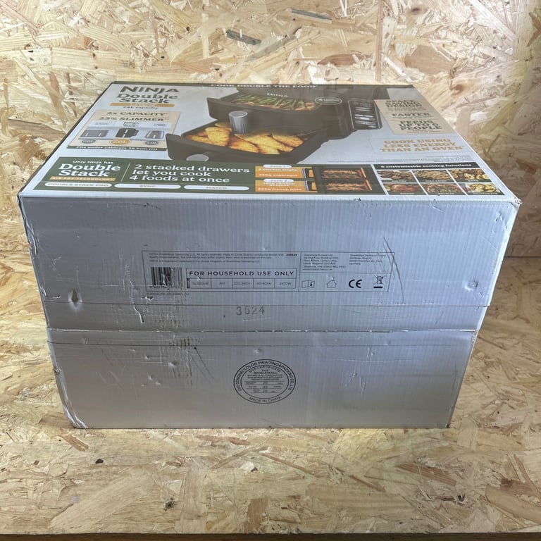 Ninja Double Stack 7.6L Air Fryer + Smart Cook System - Brand New