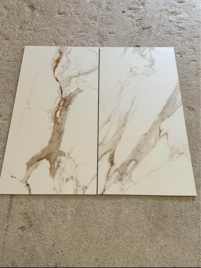 60x120 Sugar Shine & Glue 10mm Porcelain Designer Tiles