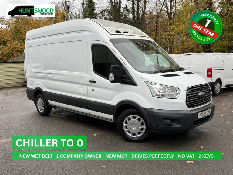 2016 FORD TRANSIT 2.0L DIESEL WHITE FRIDGE CHILLER VAN TO 0 - ULEZ - NEW WETBELT