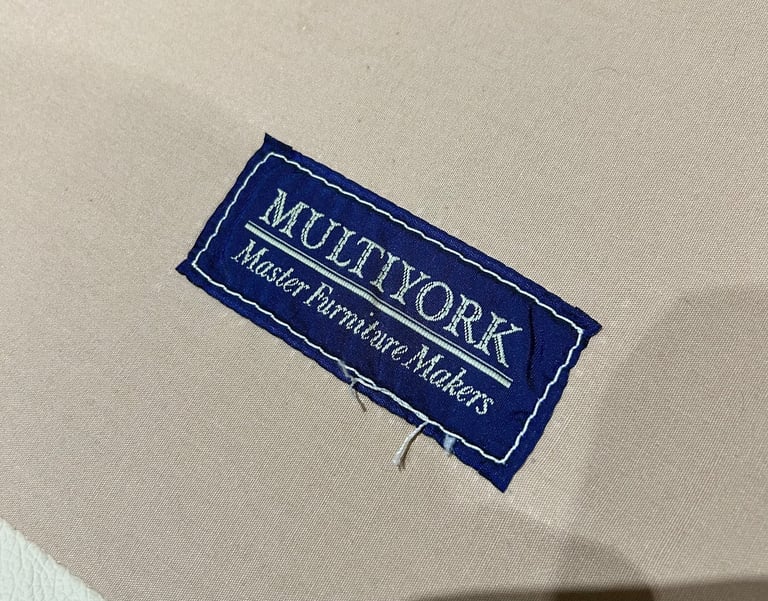 Two seater leather sofa by Multiyork