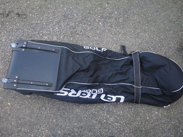 Golf travel / airline / holidays / transportation, padded wheeled bags, various prices 