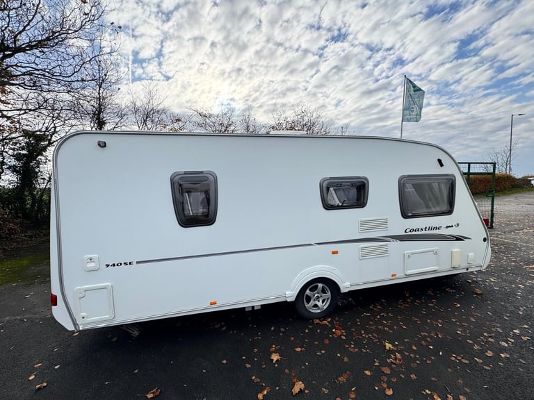 SWIFT COASTLINE 540 SE 2008 MODEL 4 BERTH FIXED BED TOURING CARAVAN