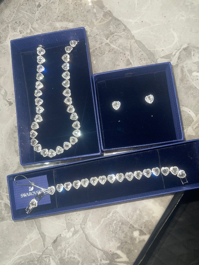 Ariane grande tennis necklace set 