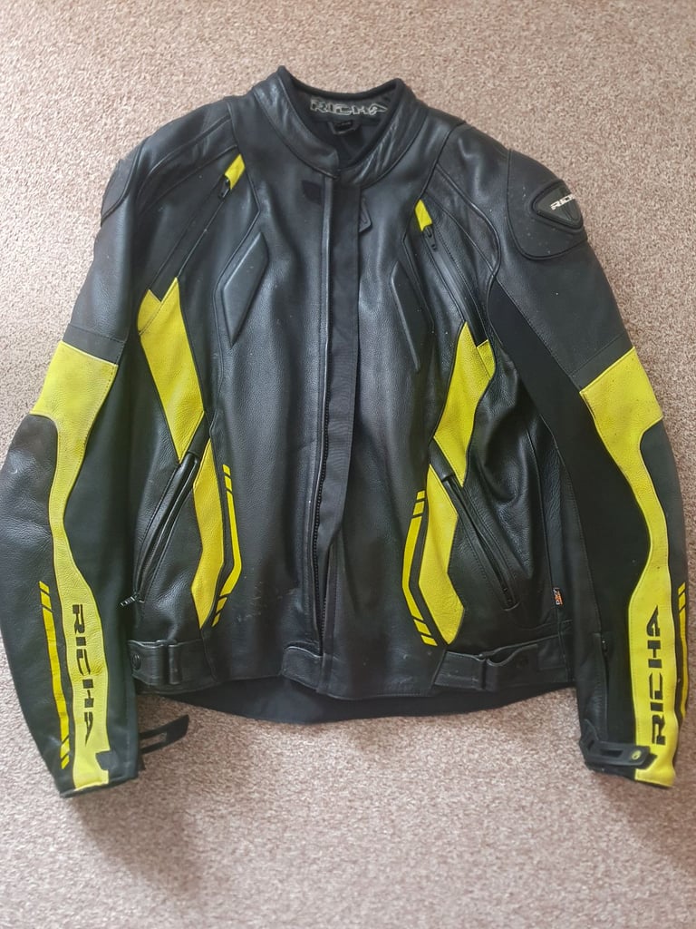 Richa leather motorcycle Jacket.