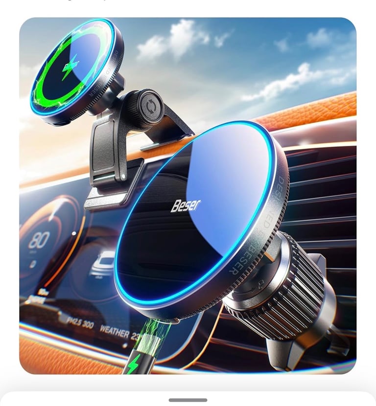 image for 15W for MagSafe Car Mount Charger( brand new)