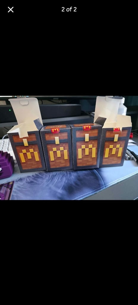 Minecraft McDonalds toys