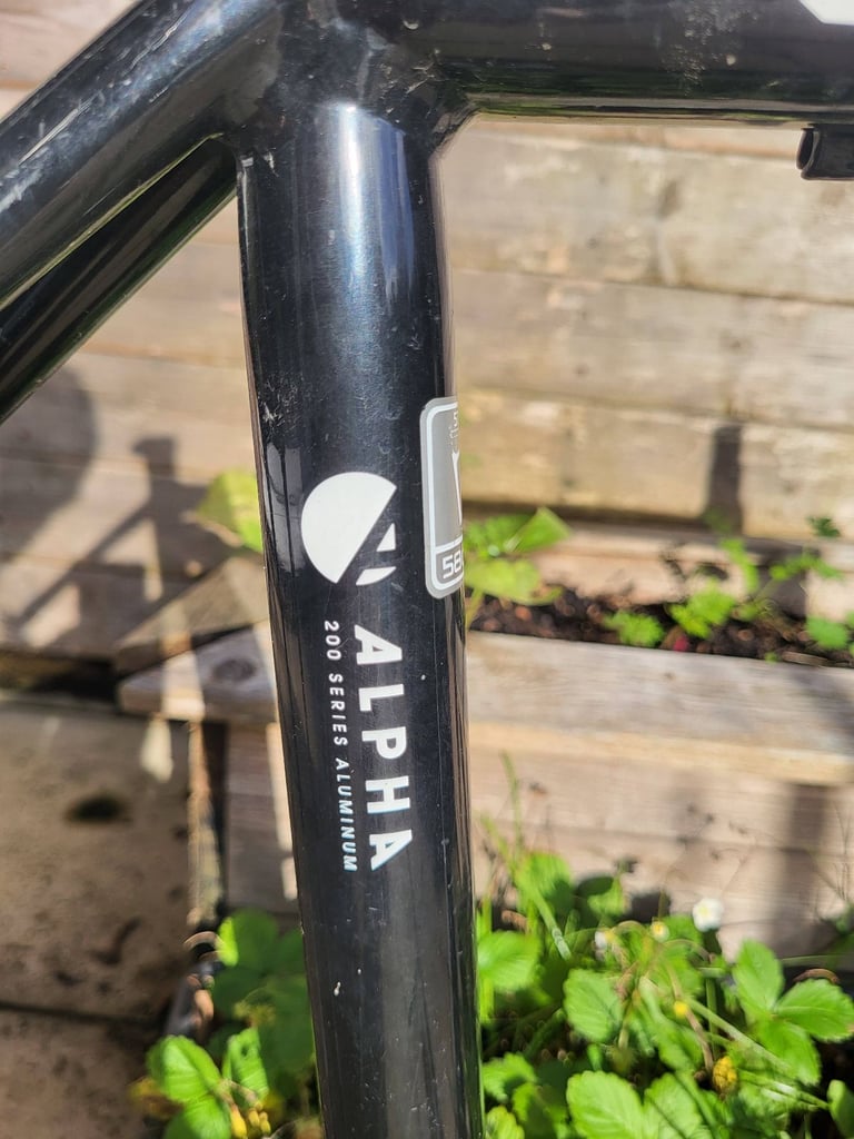 Trek Madone Two Series 2.1 58cm 700c Wheel Frameset Grey Black Road Bike Frame