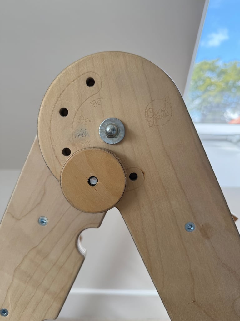 Kids pikler triangle, wooden with slide/ladder