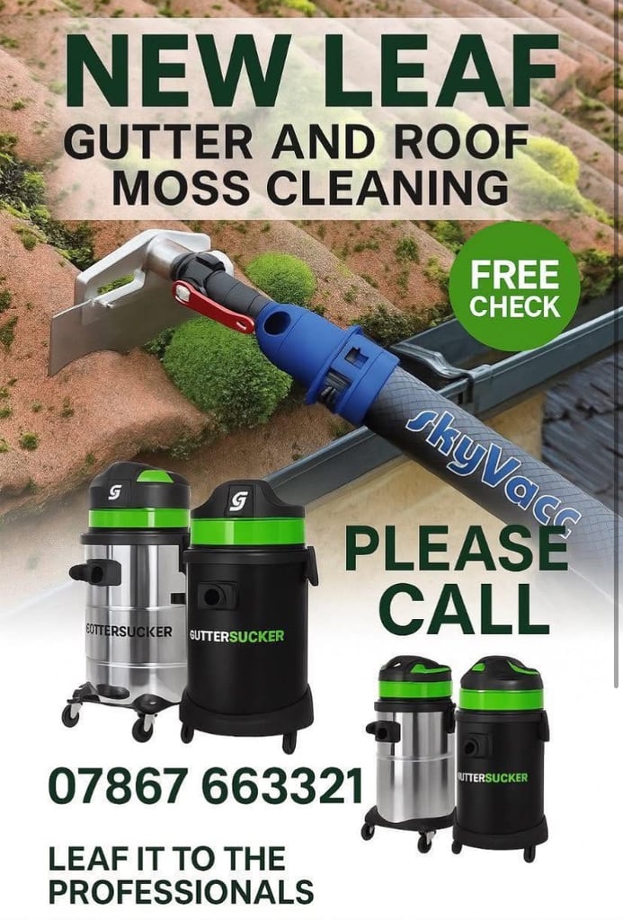 image for Roof and gutter cleaning service