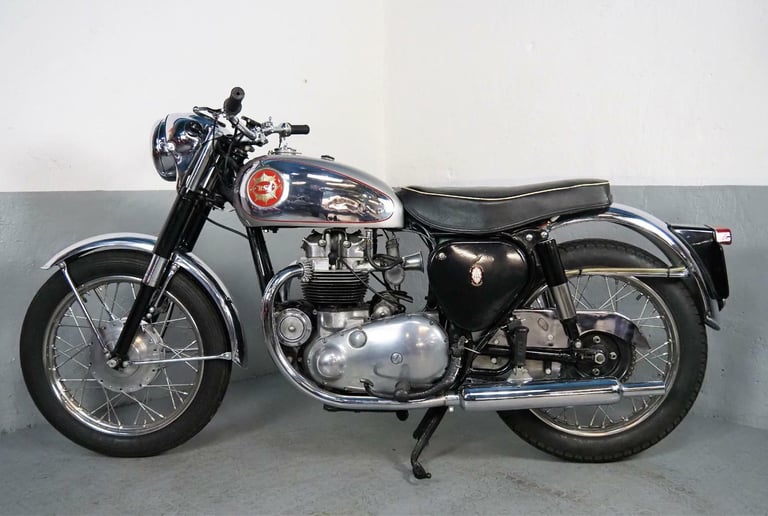 1957 BSA A7 total rebuild stunning ,stainless rims touring Rocket gold star look