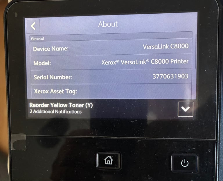 Xerox VersaLink C8000 Colour Laser Printer A3 A4 A5
