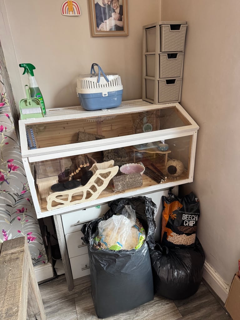 Hamster cage full setup/enclosure 