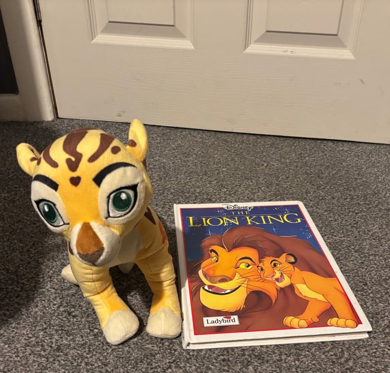 image for The Lion King book and cuddly toy 