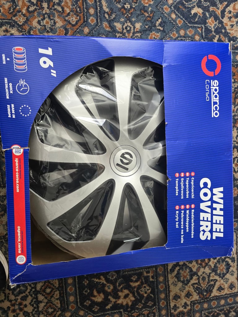 SPARCO 16 INCH WHEELS  TRIMS for sale 