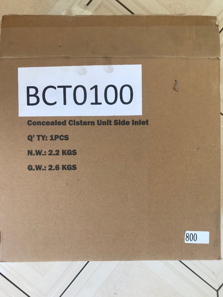 Toilet cistern concealed new