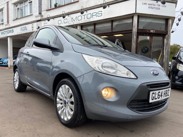 2014 64 Ford Ka Zetec Climate Strobe Grey 40000mls