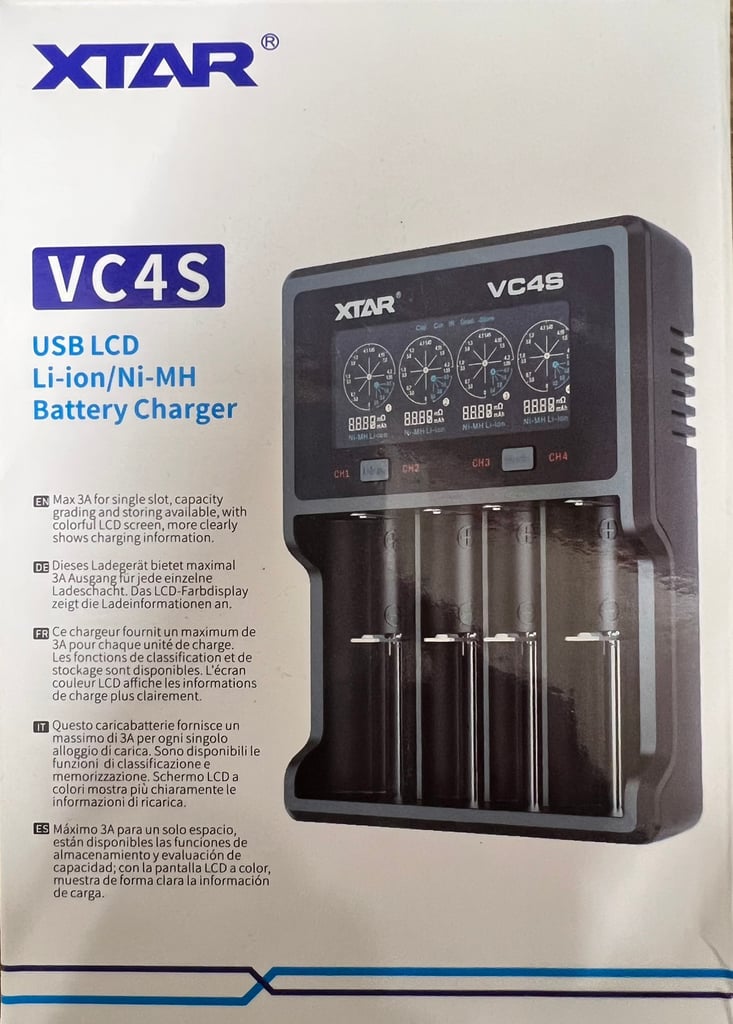 Xstar vc4s Li-ion/ No/MH battery charger