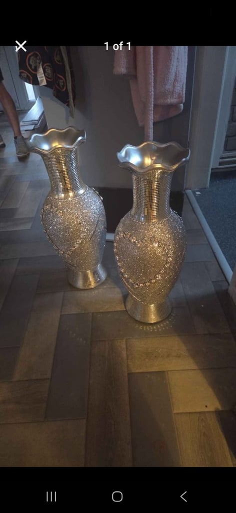 image for Bling vases and mirror