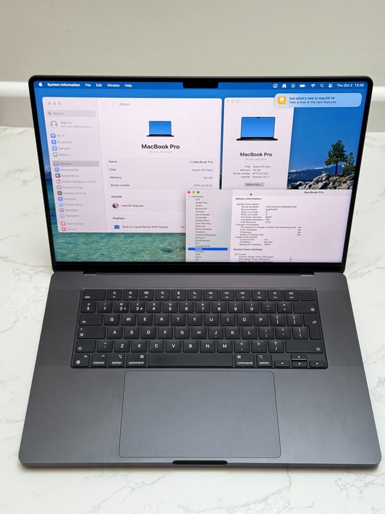 image for MacBook Pro 16-inch (2024) M4 Max 36GB/1TB – brand new with packaging