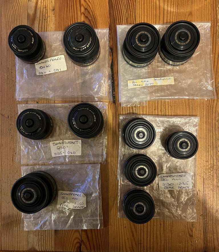image for Bundle of 11 Shakespeare 2130, 2135, 21, 0240 and 2301 Spare Spools