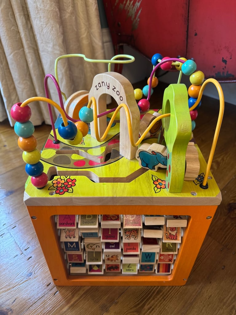 Zany Zoo Wooden Activity Cube Assortment