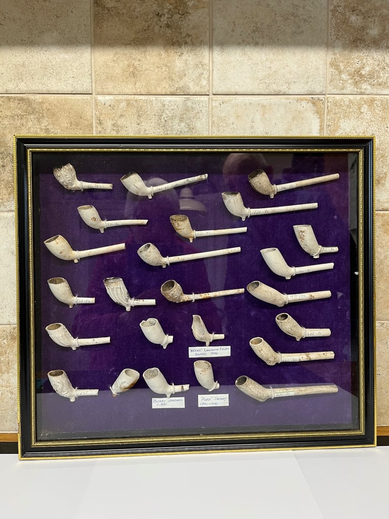 image for Clay smoking pipes. 