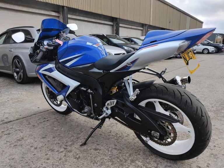 2007 07 SUZUKI GSXR 750 K7 GSXR750 CLEAN BLUE SPORT BIKE SUPER SPORT NEW MOT 