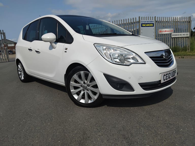 VAUXHALL MERIVA 1.4 T 16V SE White Manual Petrol 2012